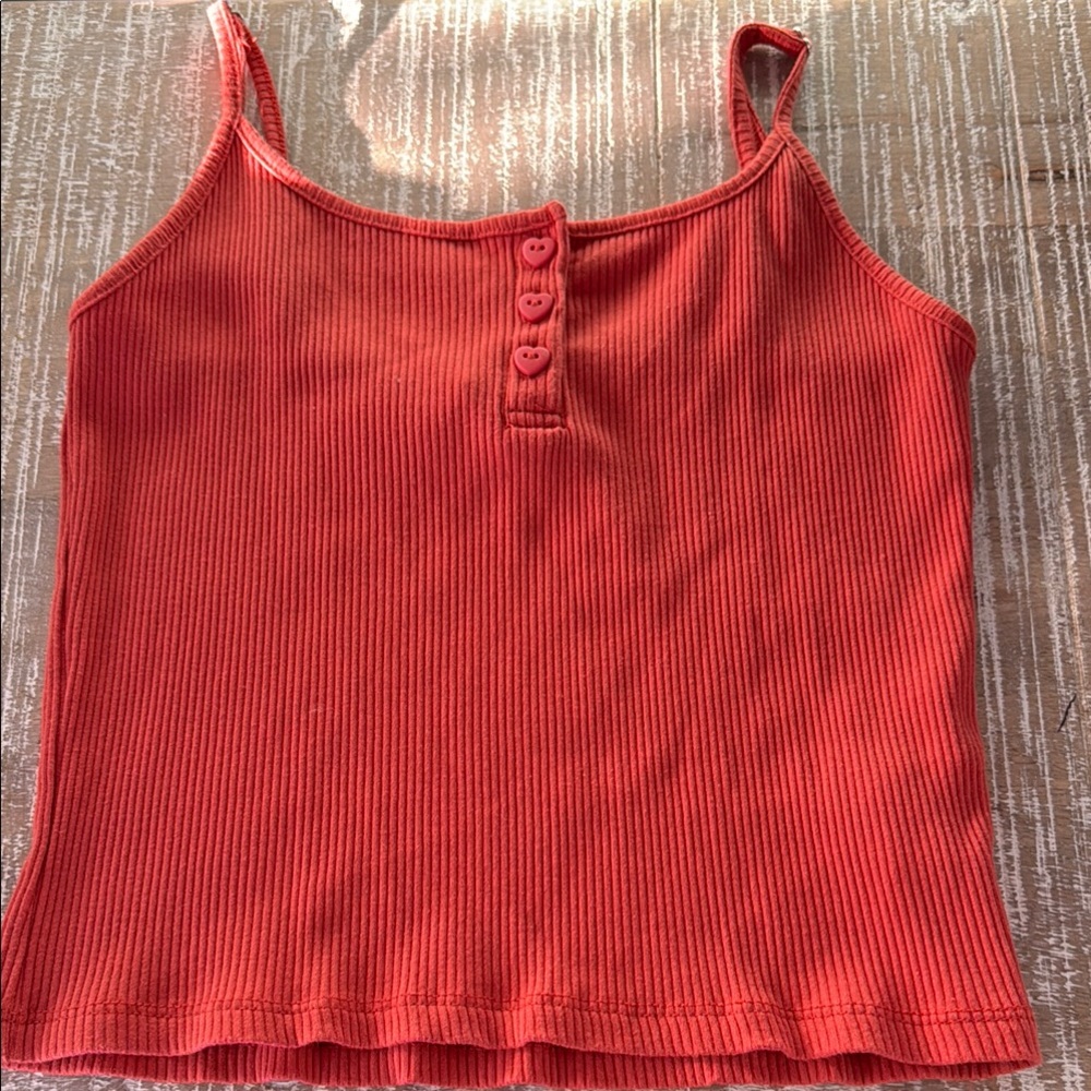 Forever 21 Pumpkin Colored Tank Top. Size L